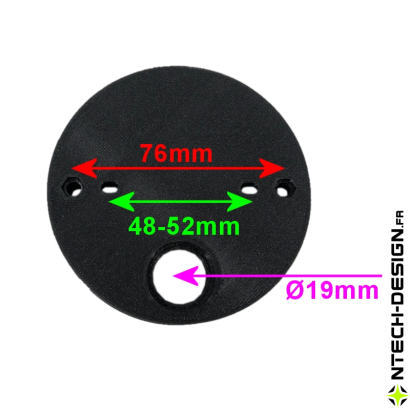 Support renforcé applique d'extérieur NAVEDO EGLO (Ø96mm - H 18mm)